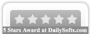 PictureNook has been awarded 5 stars by dailysofts.com