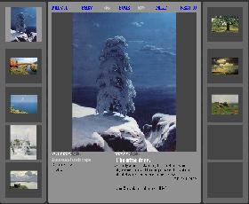 Web gallery sample (Retro gallery layout)