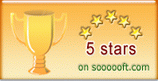 PictureNook earns soooooft dot com 5 Stars Awards